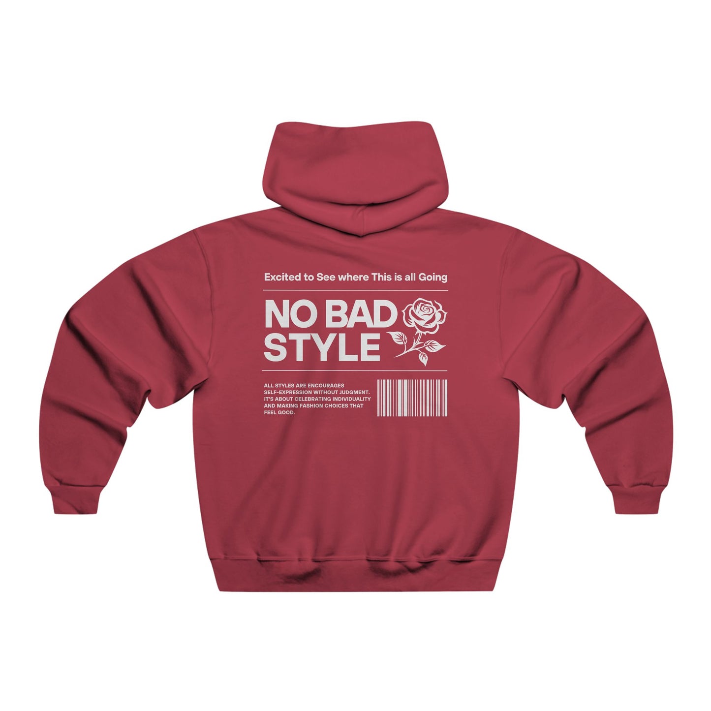 Barcode Hooded Sweatshirt